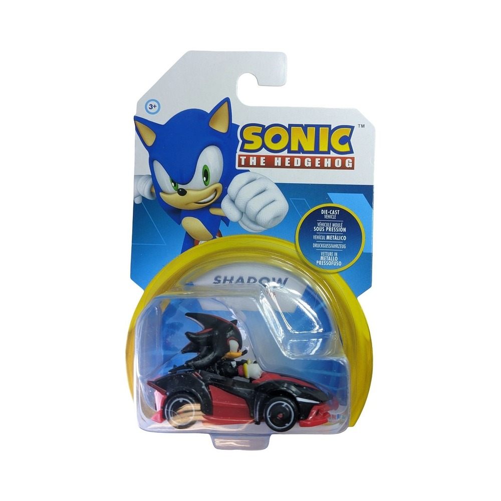 SHADOW DIE-CAST VEHICLE JAKKS PACIFIC DARK REAPER SONIC RACING 1:43‎ EXCELLENT